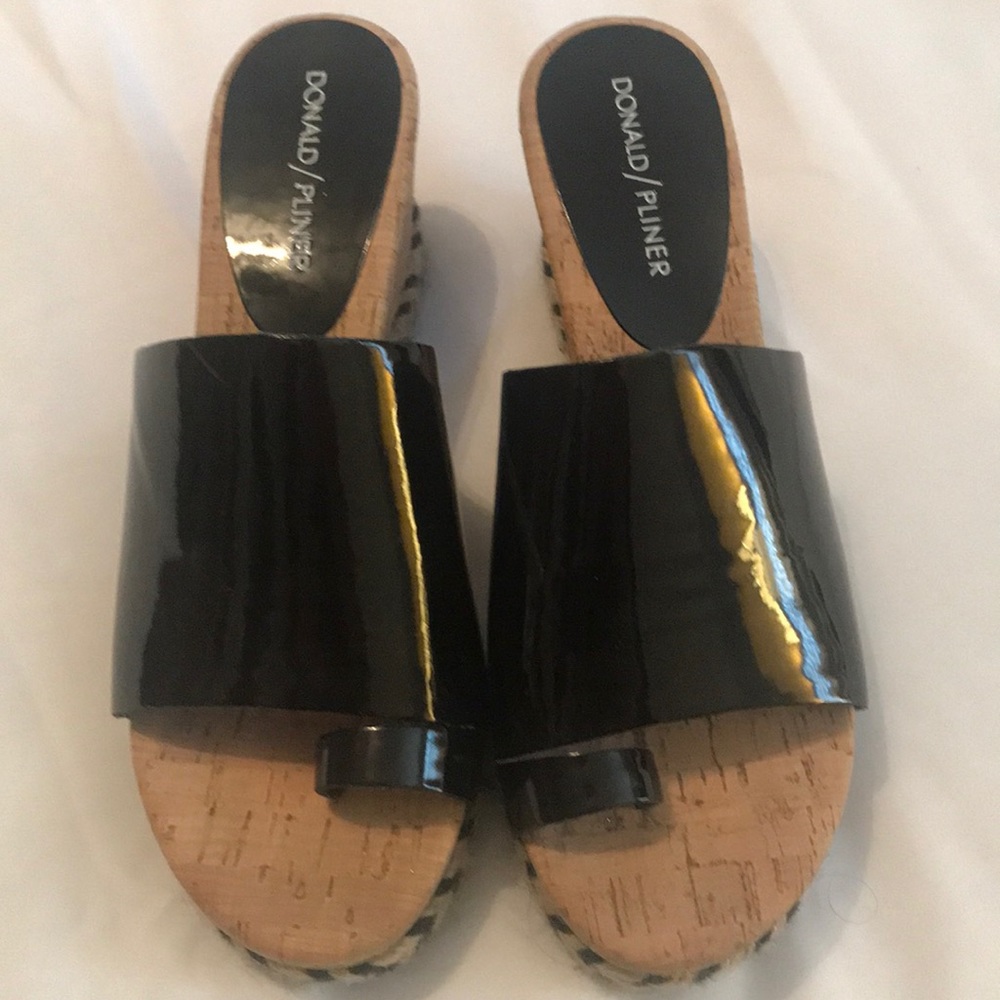 Donald Pliner cork wedges